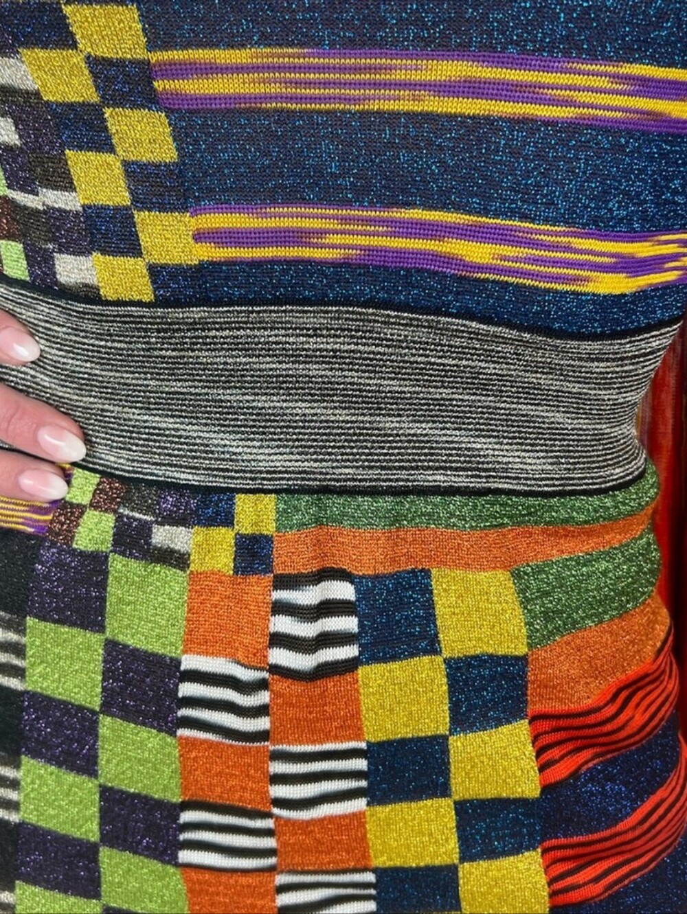Missoni Aboto Multicolor Knit Mini Dress 38 - Picture 6 of 11